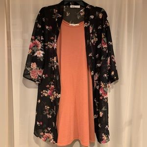 Dress and kimono style cover